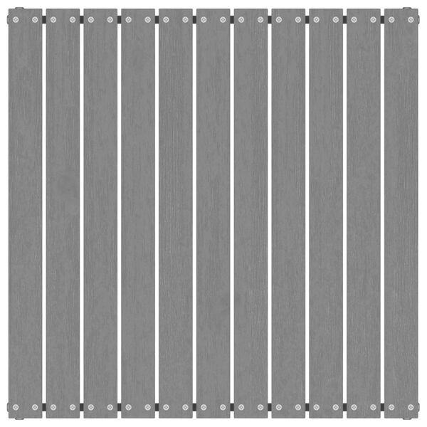 vidaXL Fotpall med dyna för trädgården grå massiv furu