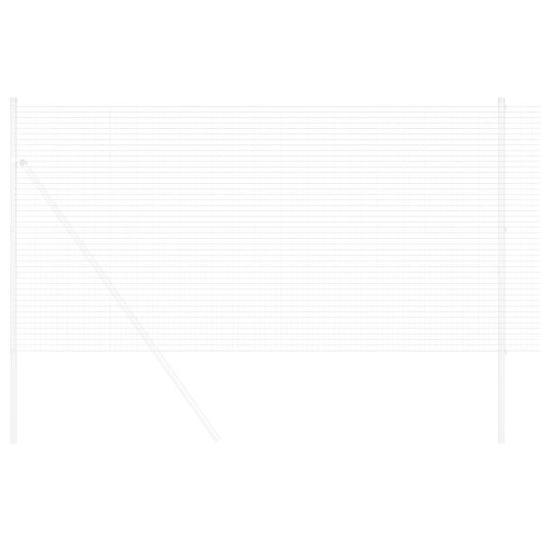 vidaXL Svetsat tr&aring;dst&auml;ngsel Silver 1.4 x 50 m