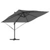 vidaXL Roma Parasol Antracit 286 x 284 x 265 cm