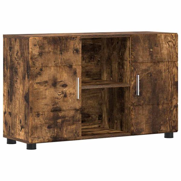 vidaXL Sideboard R&ouml;kt ek 88,5 x 30,5 x 55,5 cm Konstruerat tr&auml;