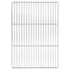 vidaXL Grillgaller 50 x 35 cm Rostfritt st&aring;l Silver