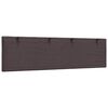 vidaXL Headboard Cushion "Hanko" Dark Brown 180 cm Fabric