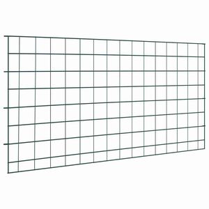 vidaXL Dammskydd Set 5 st 100 x 50 cm St&aring;l Gr&ouml;n
