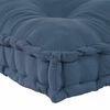 vidaXL Pallettsoffa Kudde Indigo 120 x 80 x 12 cm tyg