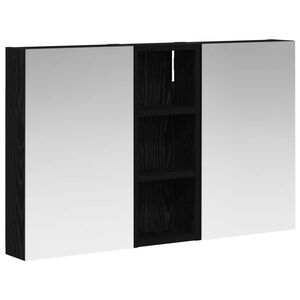 vidaXL Badrumssk&aring;psset 3 pcs 80 x 10,5 x 50 cm Konstruerat tr&auml;