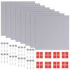 vidaXL Spegelplattor utan ram glas 16 st 20,5 cm