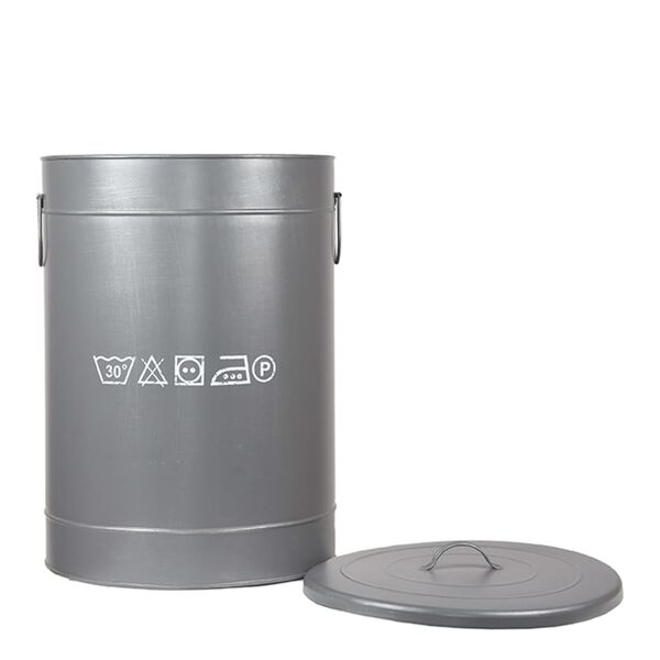 LABEL51 Tv&auml;ttkorg 40x40x58 cm L antikgr&aring;