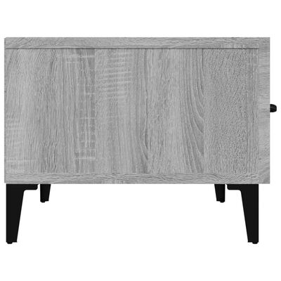 vidaXL Tv-bänk grå sonoma 150x34,5x30 cm konstruerat trä