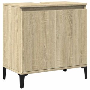 vidaXL Tv&auml;ttst&auml;llssk&aring;p sonoma-ek 58x33x60 cm konstruerat tr&auml;