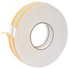 vidaXL Sj&auml;lvh&auml;ftande skumtape 2 st Vit 10mm x 10m CR skum