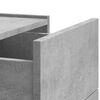 vidaXL Väggmonterade sängbord 2 st betonggrå 45x30x35 cm