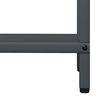 vidaXL Vedst&auml;ll antracit 40x25x120 cm kallvalsat st&aring;l
