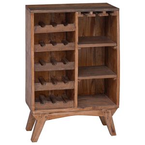 vidaXL Hylla Brun 60 x 30 x 90 cm Solid &aring;tervunnen tr&auml;