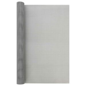 vidaXL N&auml;tduk 80 x 500 cm 30 Mesh Rostfritt st&aring;l 201 Silver