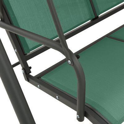 vidaXL Hammock grön 170 cm textilen & stål