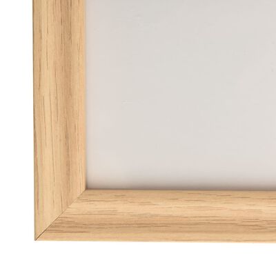 vidaXL Fotoramar 3 st för vägg eller bord ljus ek 59,4x84 cm