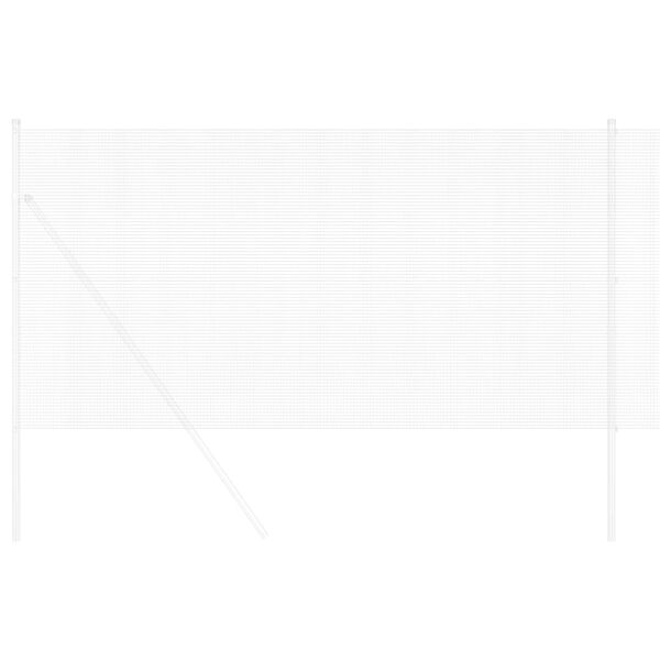 vidaXL Svetsat tr&aring;dst&auml;ngsel Silver 0.6 x 10 m