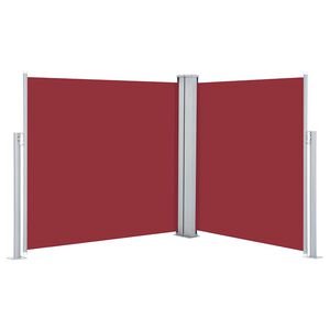 vidaXL Inf&auml;llbar sidomarkis r&ouml;d 120x600 cm