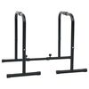 vidaXL Dip Bar Svart 116 x 66 x 74,5 cm Pulverlackerat st&aring;l
