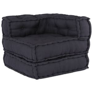 vidaXL Modul&auml;r soffa antracit 70x70x54 tyg