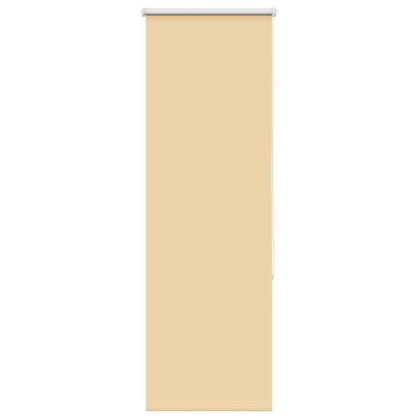 vidaXL Rullgardin m&ouml;rkl&auml;ggningsbeige 45x175 cm tyg bredd 40,7 cm