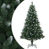 vidaXL Konstgjord julgran 180 cm PVC och metall Gr&ouml;n