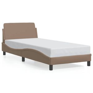 vidaXL Bed Frame "Dover" Cappuccino 80x200 cm Faux Leather