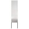 vidaXL Tr&auml;dg&aring;rds integritetssk&auml;rm Silver 32 x 140 cm Rostfritt st&aring;l
