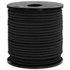 vidaXL Bungee-rep 6 mm Svart PP och gummi