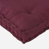 vidaXL Pallettsoffa Kudde Bordeaux 120 x 80 x 12 cm Tyg