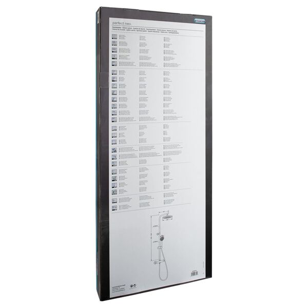 CORNAT Takduschset komplett PERFECT NEO krom