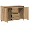 vidaXL Sideboard Artisan Ek 101,5 x 35 x 70 cm Konstruerat tr&auml;