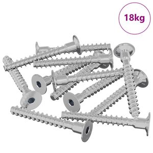 vidaXL Skruv 5143 pcs Zinkbelagd 5 x 40 mm J&auml;rn