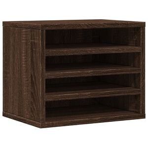 vidaXL Skrivbordshyllor brun ek 36x26x29,5 cm konstruerat tr&auml;