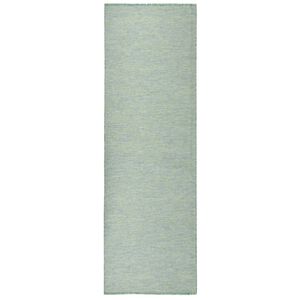 vidaXL Utomhusmatta plattv&auml;vd 80x250 cm turkos