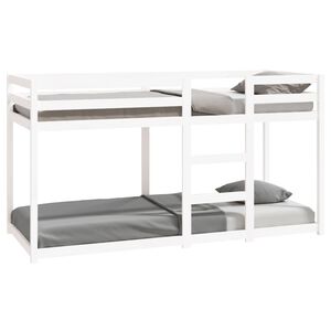 vidaXL V&aring;ningss&auml;ng vit 80x200 cm massiv furu