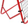 vidaXL Justerbart fotbollsmål Kickback Rebounder 100 x 100 cm