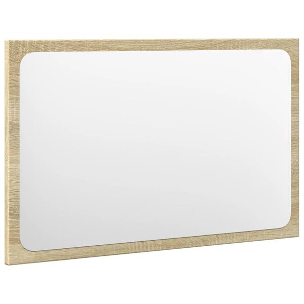 vidaXL Badrumsm&ouml;bler set 4 delar sonoma-ek konstruerat tr&auml;