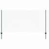 vidaXL Sexkantigt staket med stolpe 50 x 1,2 m PVC-belagda st&aring;l Gr&ouml;n