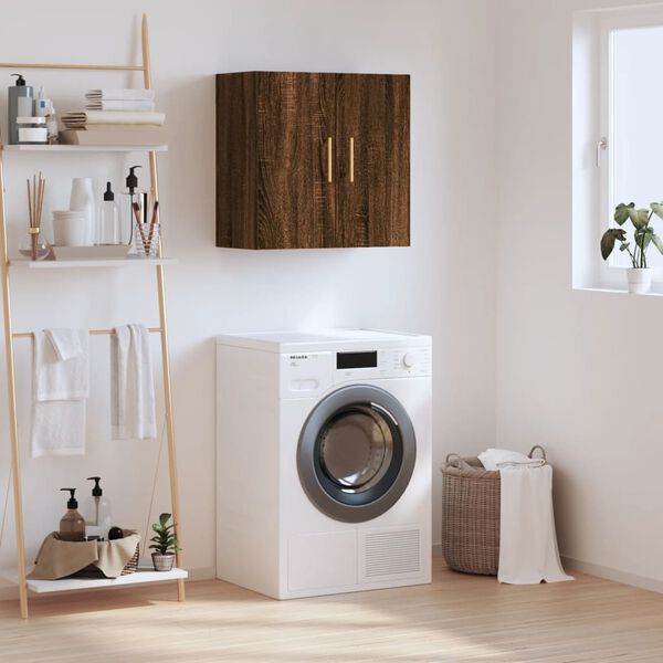 vidaXL Väggskåp brun ek 60x31x60 cm konstruerat trä