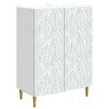vidaXL Sideboard Vit 66 x 34,5 x 90 cm Konstruerat tr&auml;