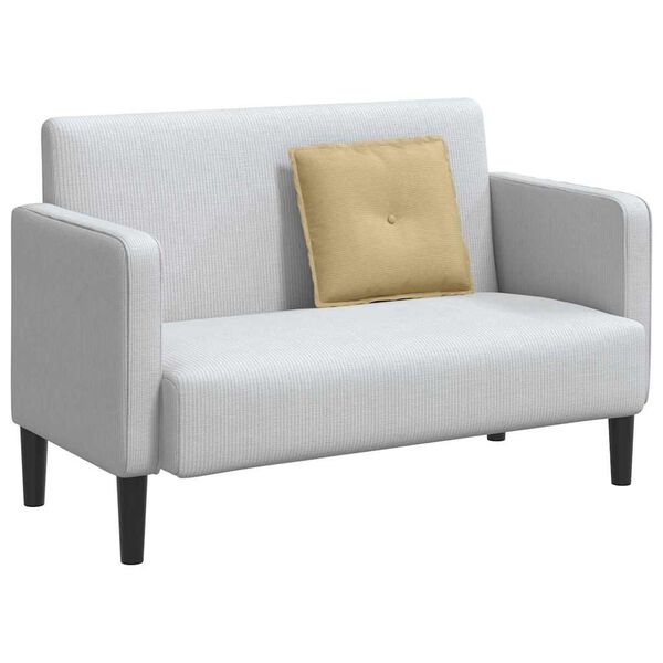 vidaXL Ryggkudde Grågrön 50 x 45 cm Kordread tyg