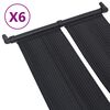 vidaXL Solfångare för pool 6 st 80x310 cm