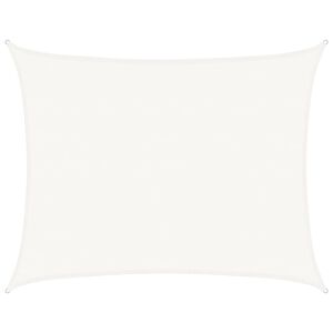 vidaXL Solsegel 160 g/m&sup2; vit 6x8 m HDPE