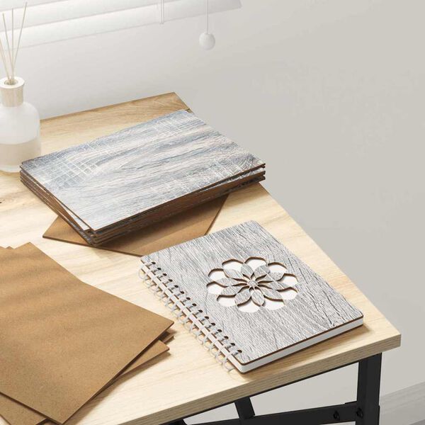 vidaXL Dekorpaneler 50 pcs Gr&aring; Sonoma 15 x 21 x 0.27 cm