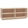 vidaXL Skosk&aring;p 110x34x45 cm massiv furu