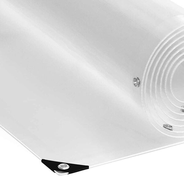 vidaXL Klar presenning med &ouml;ljetter 2x3 m PVC