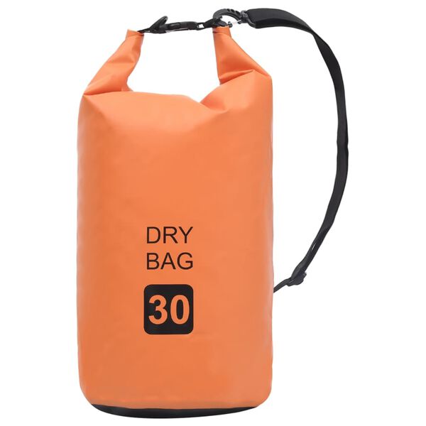 vidaXL Vattent&auml;t packp&aring;se orange 30 L PVC