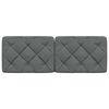 vidaXL Headboard Cushion Dark Grey 120 cm Fabric