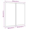 vidaXL Magnetisk whiteboard hopf&auml;llbar 80x80x1,7 cm aluminium